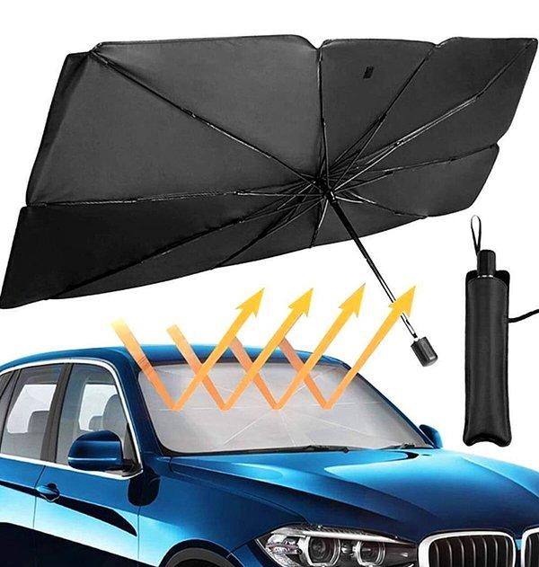 8. Sizin için bir araba şemsiyesi bulduk...