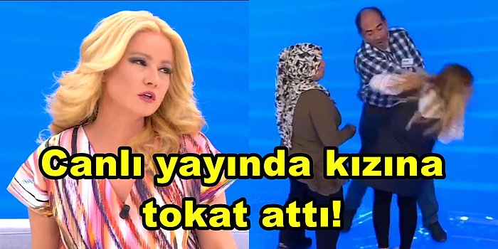 3 Çocuklu Evli Adama Kaçan 20 Yaşındaki Genç Kızını Arayan Baba Müge Anlı Canlı Yayınında Kızına Tokat Attı