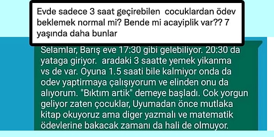 Okullarda İlkokul Çocuklarına Verilen Sayfalarca Ödevler ve Projeler Velileri İsyanın Eşiğine Getirdi
