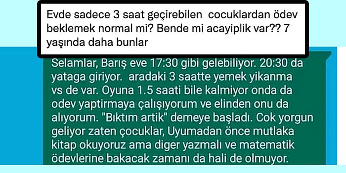 Okullarda İlkokul Çocuklarına Verilen Sayfalarca Ödevler ve Projeler Velileri İsyanın Eşiğine Getirdi