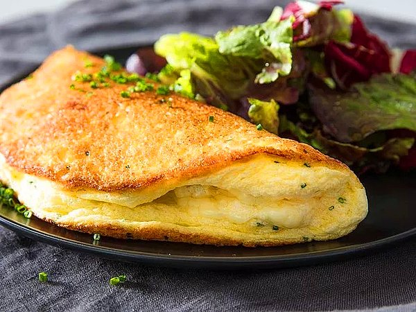 2 yumurtalı ve sebzeli omlet: 250 kalori.