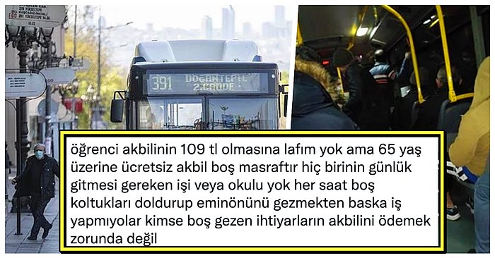 Yaşlıların Toplu Taşıma Araçlarını Ücretsiz Kullanmasını Eleştiren Kullanıcı Sosyal Medyada Tartışma Yarattı