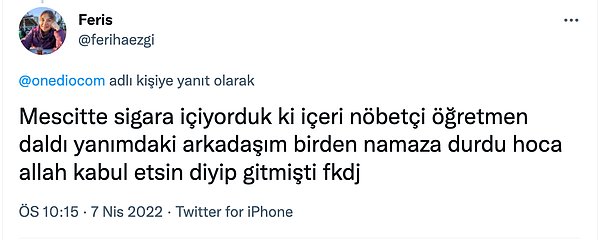 2. Duman n'oldu o sırada?