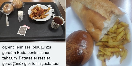 KYK Yurtlarında Öğrencilere Verilen İftar ve Sahur Yemeklerini Görünce Kalbiniz Sızlayacak!