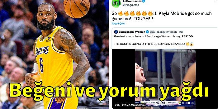 Dünyaca Ünlü Basketbolcu LeBron James'ten Dikkat Çeken Fenerbahçe Paylaşımı