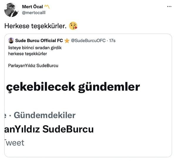 Ve gerçekten de sevdiceğini TT yaptı kısa sürede! 😂