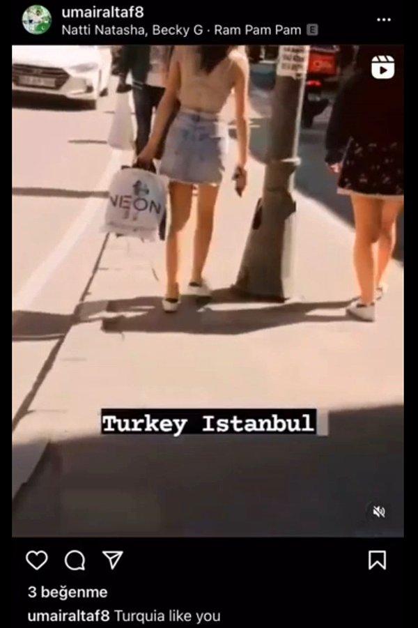 1. Pakistan uyruklu bir kişinin İstanbul’da sokakta yürüyen kadınların görüntülerini gizlice çekip sosyal medyasında paylaştığı dikkatleri çekti.