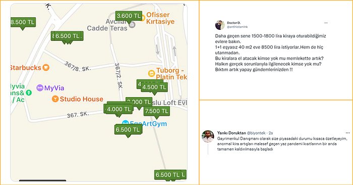 Son Dönemdeki Kira Fiyatlarındaki Artışa İsyan Eden Twitter Kullanıcısına Gelen Açıklayıcı Cevaplar