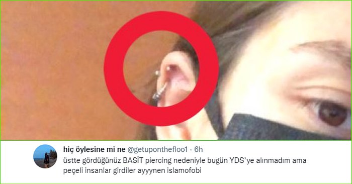 Taktığı Piercing Nedeniyle YDS'ye Alınmayan Genç Kızın Yakarışı Gündemde Yankı Buldu!