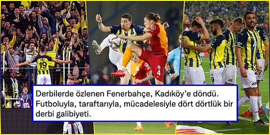 Dev Derbide Kazanan Fener! Fenerbahçe'nin Galatasaray'ı Kadıköy'de 6 Yıl Sonra Yendiği Maçın Tepkileri