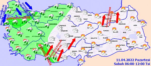 İl İl Hava Durumu Tahminleri