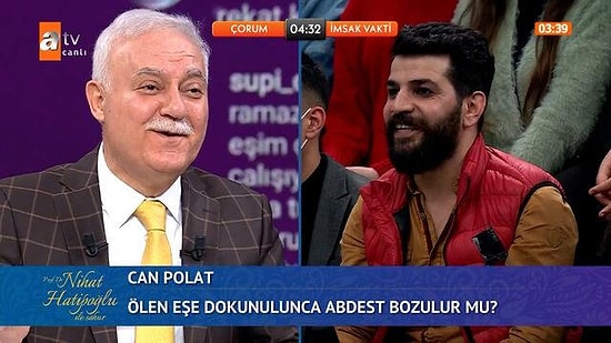 Nihat Hatipoğlu'nu Şaşırtan Soru: 'Ölen Eşe Dokununca Abdest Bozulur mu?'