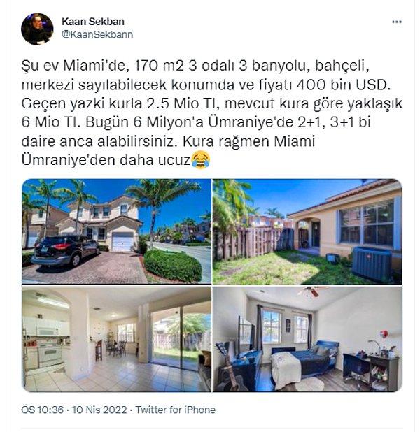Kaan Sekban, paylaşımında evin fiyatını, özelliklerini anlatırken, son cümleyi söyleyince bizi bizden aldı