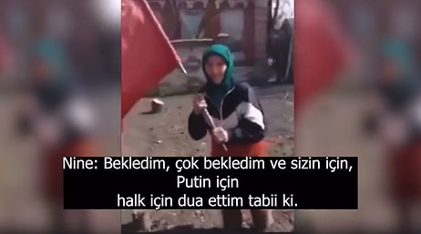 Ukrayna Askerlerinin Gıda Verip Elindeki Sovyet Bayrağını Çiğnediği Nine: 'Benim Ailem O Bayrak İçin Savaştı'