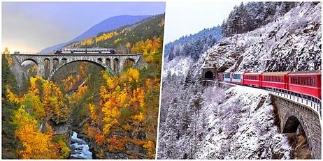 Muhteşem Manzaralarıyla Sizleri Büyüleyip Yolculuk Bitmesin İsteyeceğiniz Avrupa'nın En İyi 10 Tren Rotası
