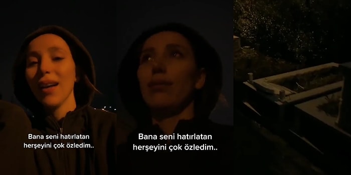 'Babamı Çok Özledim, Yanına Gidiyorum' Diyerek Babasının Mezarının Başına Giden Kadının Yürek Burkan Konuşması