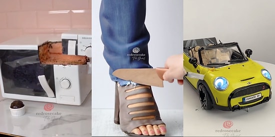 Bulaşık Makinesi, Ayakkabı, Araba... Gördüğünüz Her Şeyin Pasta Olduğu Bu Evi Görünce Şekeriniz Fırlayacak