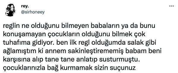 8. Regl döneminin ne olduğunu bilmeyen ebeveyn var mı gerçekten?