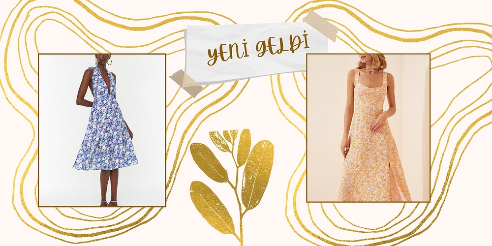 Yaz Gelince Herkesin Üzerinde Göreceğimiz En Güzel Çiçekli Elbiseler