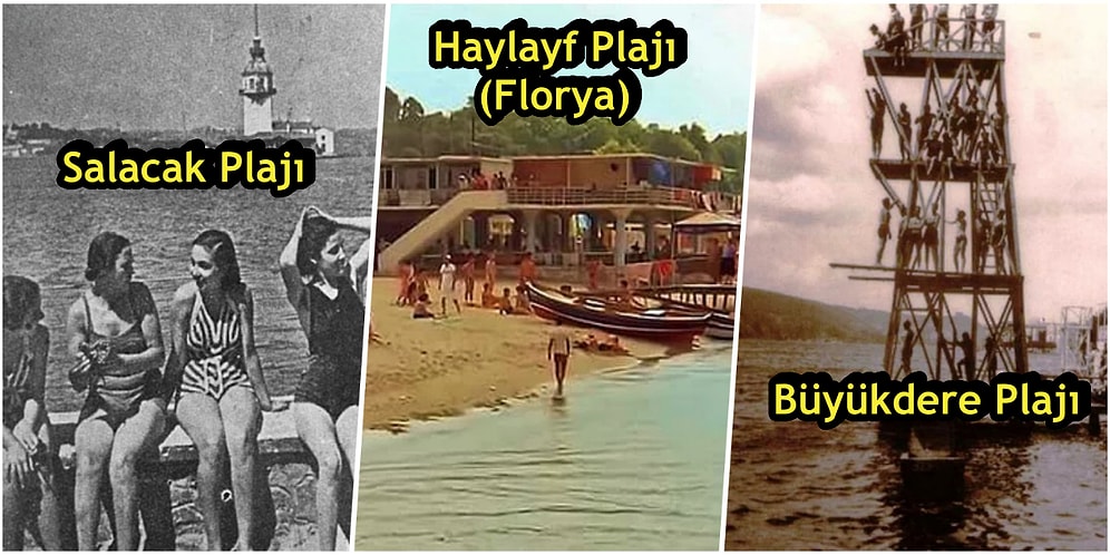 Şimdi Dört Bir Yanı Betonlarla Çevrili Olan İstanbul'un Bir Zamanlar Bütün Halkı Kucakladığı Eski Plajları