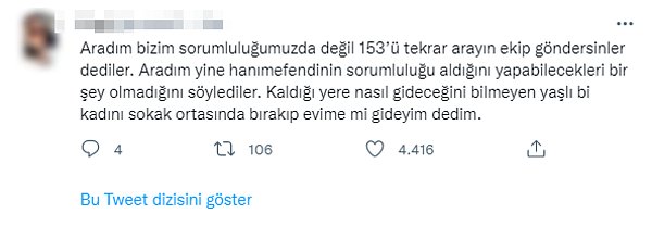 Başından geçen 'ya sabırlık' anları da sosyal medya hesabında paylaştı.