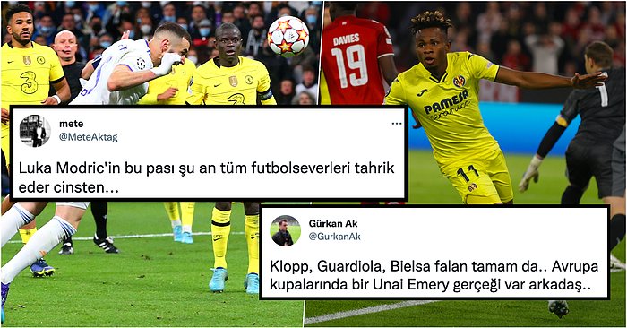 Şampiyonlar Ligi'nde Nefes Kesen İki Maçın Ardından Zevkten Dört Köşe Olan Futbolseverlerin Yorumları