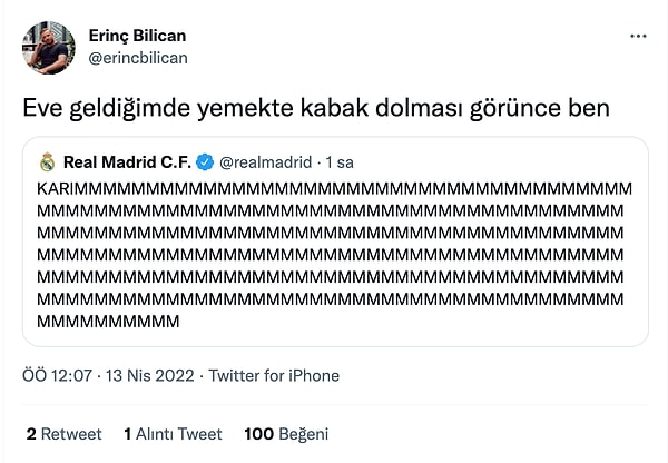 13. Canımız çekti 😄