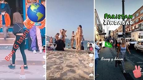 Dans Eden Çocuktan, Bikinili Kadınlara... Yabancı Uyruklu Sığınmacılar Videolu Tacizlere Devam Ediyor!