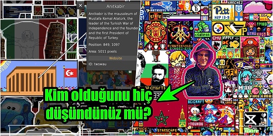 r/place Kanvasındaki Eserlerin Hikayelerini ve Ne Olduklarını Tek Tek Anlatan İnternet Sitesi