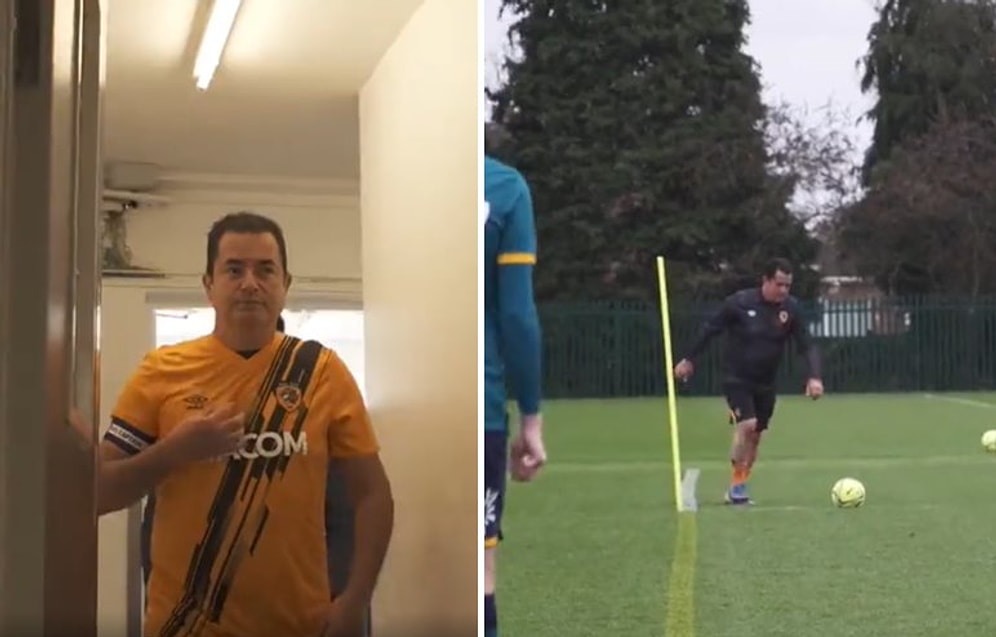 Acun Ilıcalı Sahibi Olduğu Hull City ile Maça Çıktı: 10 Numaralı Formayı Giydi