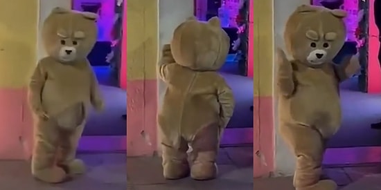 Ayıcıksın Diye Mutlusun Sanıyorlar: Ayıcık Kostümü Giyen Maskotun Atarlı Bir Şekilde Twerk Yaptığı Anlar