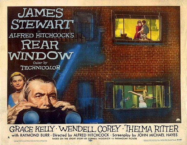 2. Rear Window / Arka Pencere (1954) - IMDb: 8.5