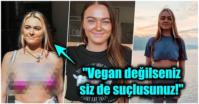 Halk İçinde Çıplak Protesto Yaptığı İçin Davalık Olan Vegan Kadın Tepkisini Yine Soyunarak Gösterdi!