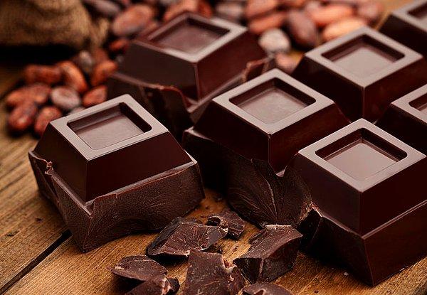 İçerisinde tatlandırıcı, şeker ya da süt olmayan ve kakao oranı yüksek olan çikolatalar bitter çikolatadır. Bitter çikolata paketlerinin üzerinde bulunan kakao oranı yüzdeliği arttıkça, çikolatanın içerisindeki şeker oranı o kadar düşük demektir.