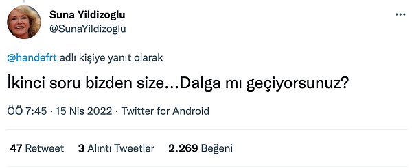 Tabii bu şaka gibi soruya gelen yanıtlar da sert oldu.