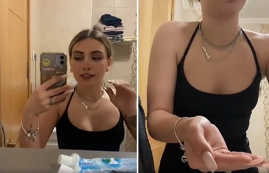 Evine İlk Kez Gittiği Erkeğin Banyosunu Yorumlayan Kadın