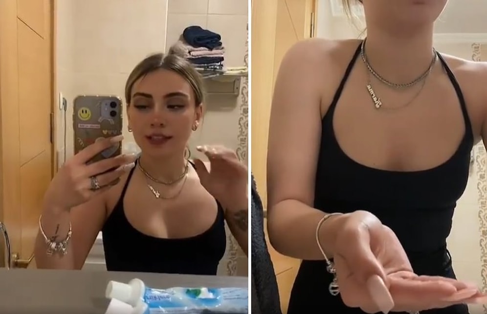 Evine İlk Kez Gittiği Erkeğin Banyosunu Yorumlayan Kadın