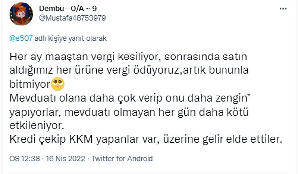 Maliyet hesaplamasına gelen yorumlar şu şekilde👇