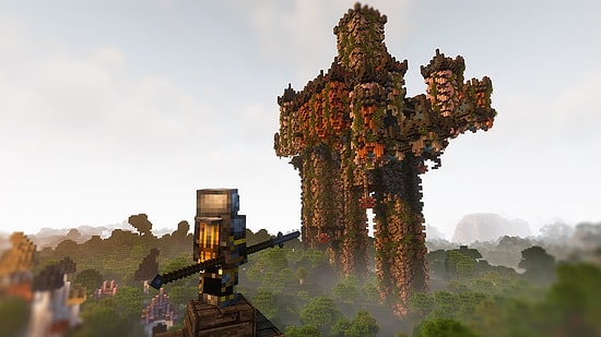 Minecraft transforms into Elden Ring thanks to mods