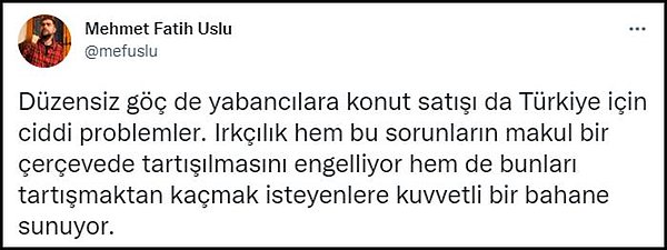 Irkçı yaklaşımın, ciddi problemlerin tartışılmasını imkansız hale getirdiği savunuluyor.