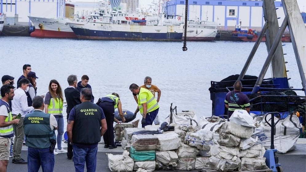 İspanya 3 Ton Kokain Yüklü Tekneye El Koydu: 4 Türk Vatandaşı Gözaltında