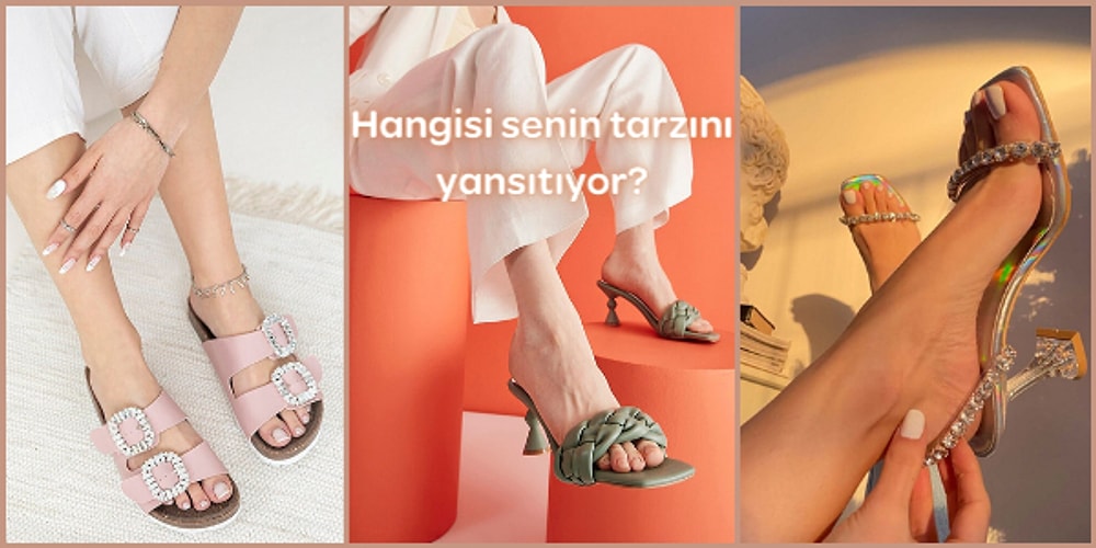 Ayakkabı Yerine Moda Olan Birbirinden Güzel Şık Terlikler