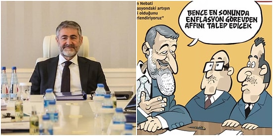 Bakan Nebati Uykusuz Dergisi Kapağında