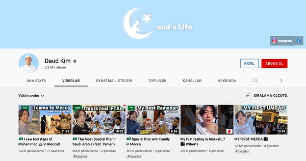 Kendisi tüm bu yaşanan olayların yanı sıra YouTube’da Güney Koreli Müslümanların yaşadıklarını ve deneyimlerini anlatan videolar da çekiyor.