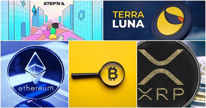 Terra (LUNA) Yüzde 14'lük Bir Artış Yaşadı: Onu STEPN (GMT), Bitcoin, Ethereum ve XRP izledi!