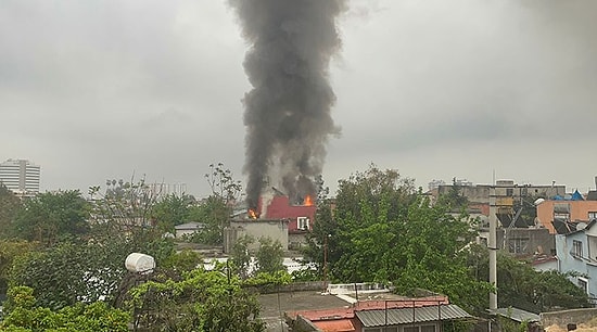 Tarsus'ta MİT'in Kazı Çalışmaları Yürüttüğü 'Gizemli Ev'in Çevresinde Yangın Çıktı!