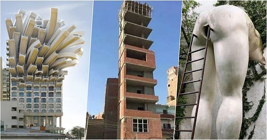 40 Yıl Düşünsek de Hangi Kafayla Yapıldığını Bir Türlü Çözemeyeceğimiz En Saçma Mimari Yapılar