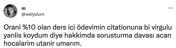 4. Lisans hayatım boyunca en çok dikkat edilen şey kaynakça oldu.