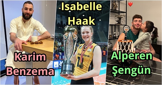 Benzema'nın Sahur Menüsü! Yıldız Sporcuların Geçtiğimiz Hafta Instagram'daki Dikkat Çeken Paylaşımları