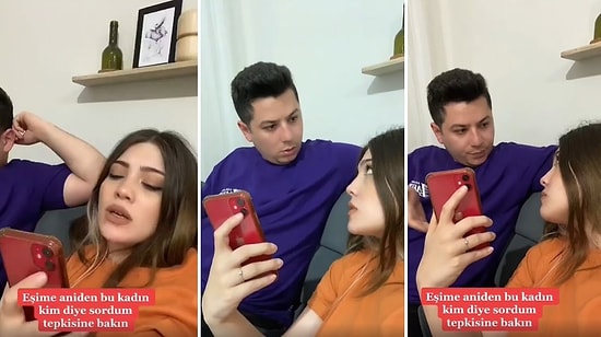 En Kısa Zamanda Denensin! Sinirli Bir Şekilde 'Bu Kadın Kim?' Diye Soran Kadın Eşinin Tepkisini Kaydetti